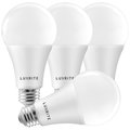 Luxrite A21 LED Light Bulbs 22W (150W Equivalent) 2550LM 5000K Bright White Dimmable E26 Base 4-Pack LR21453-4PK